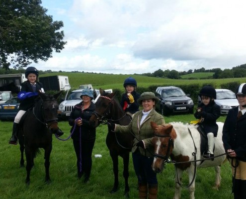 horse-riding at Tydavnet Show, Monaghan