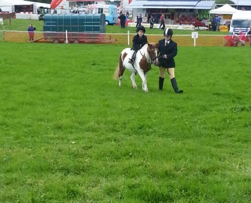 horse-riding at Tydavnet Show, Monaghan